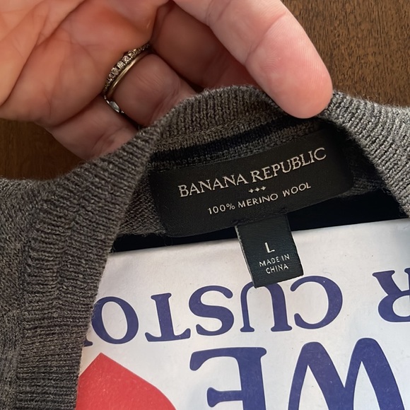 BANANA REPUBLIC Mens sweater - size large - Picture 3 of 3